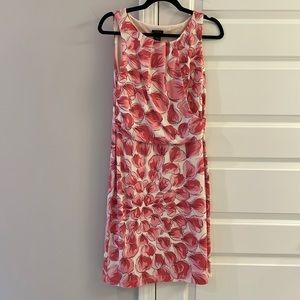 Ann Taylor Shift Work Dress - Pink/White Floral - Size Small